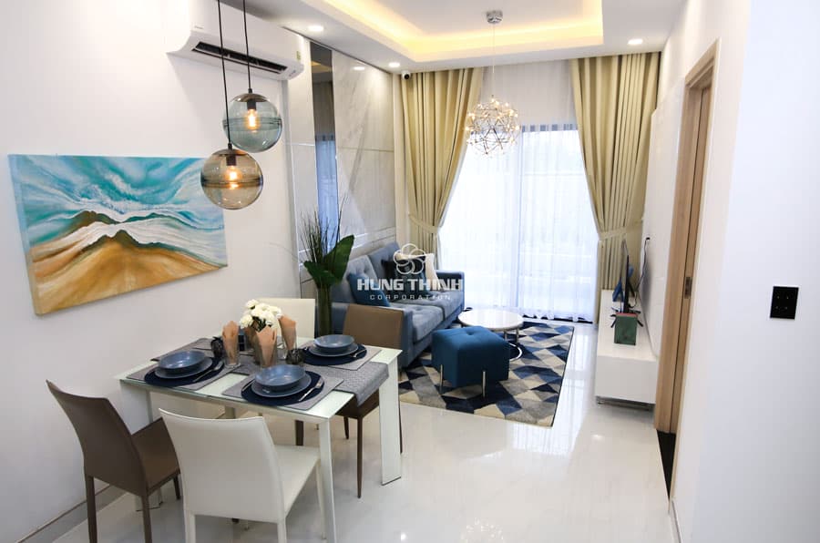 Không gian căn hộ mẫu thực tế 2 Phòng Ngủ Tại Q7 Saigon Riverside Complex